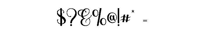 Love Birch Font OTHER CHARS