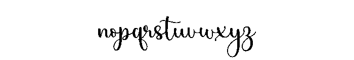 Love Birch Font LOWERCASE