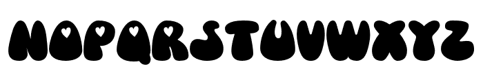 Love Bold - Demo Version Regular Font LOWERCASE