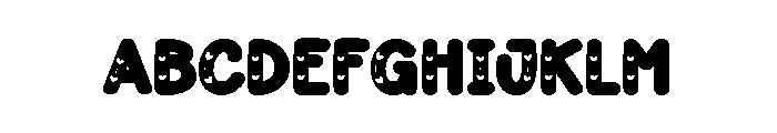 Love Bubble Font UPPERCASE