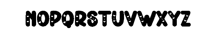 Love Bubble Font UPPERCASE