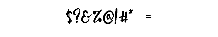 Love California Font OTHER CHARS