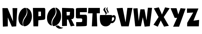 Love Coffee Font LOWERCASE