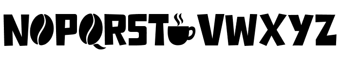 Love Coffee Font LOWERCASE
