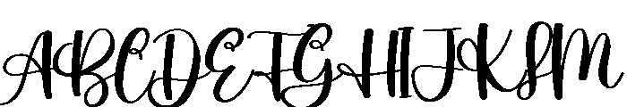 Love December Font UPPERCASE