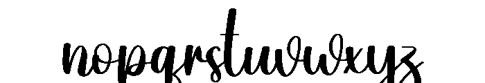 Love December Font LOWERCASE