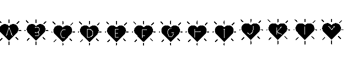 Love Doodle Regular Font UPPERCASE
