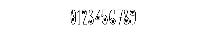 Love February Font OTHER CHARS