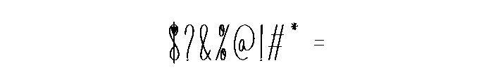 Love February Font OTHER CHARS