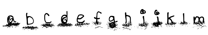 Love In The Grass Medium Font LOWERCASE