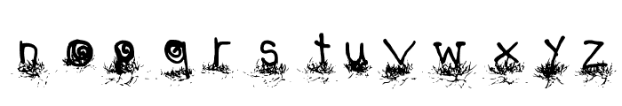 Love In The Grass Medium Font LOWERCASE