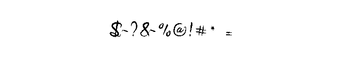 Love In You Font OTHER CHARS