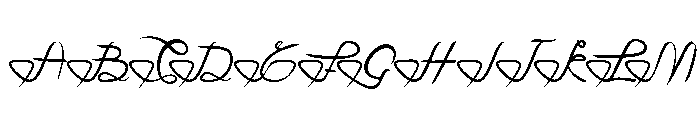 Love In You Font UPPERCASE
