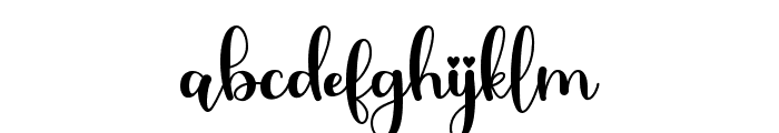 Love Lea - Personal Use Font LOWERCASE