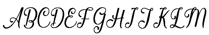 Love Nurse Font UPPERCASE