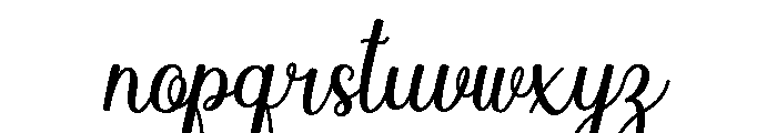 Love Nurse Font LOWERCASE