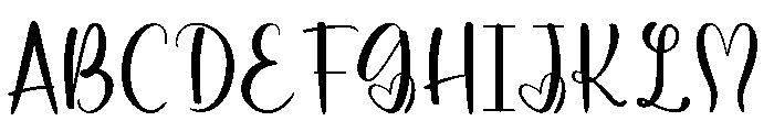Love Painter Demo Font UPPERCASE