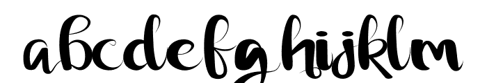 Love Secreet Font LOWERCASE