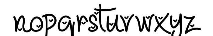 Love & Trust [Hearted] Font LOWERCASE