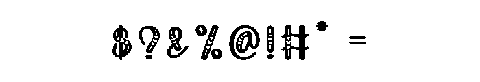 Love Vancy Font OTHER CHARS