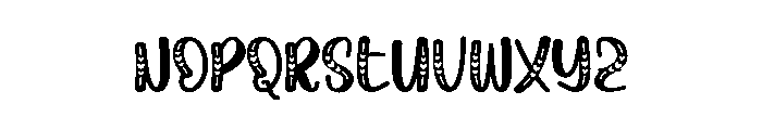 Love Vancy Font UPPERCASE