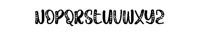 Love Vancy Font LOWERCASE