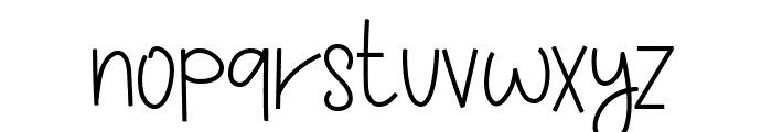 Love and sweet massage Font LOWERCASE