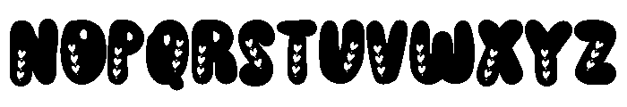 Love valentine Font LOWERCASE
