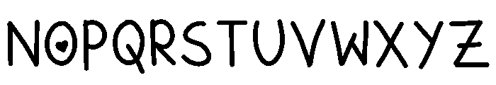 Love2 Font UPPERCASE