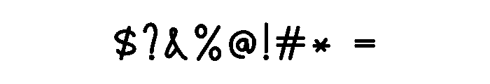 Love3 Font OTHER CHARS