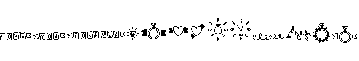 LoveOrnamentsRegular Font UPPERCASE
