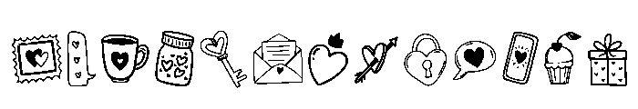 Lovebats Regular Font UPPERCASE