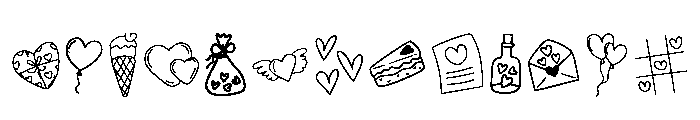 Lovebats Regular Font LOWERCASE