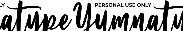 Lovely Dream Personal Use Font OTHER CHARS