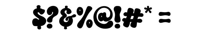 Lovely Groovy Regular Font OTHER CHARS