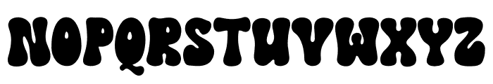 Lovely Groovy Regular Font UPPERCASE
