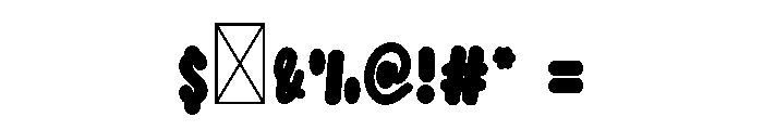 Lovely Honey1 Font OTHER CHARS