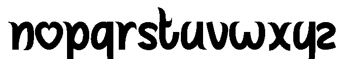 Lovely Rabbit Demo Font LOWERCASE