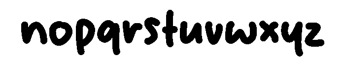 Lovely Sign Font LOWERCASE