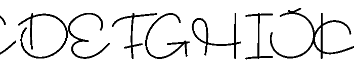 Lovely Stories Font UPPERCASE