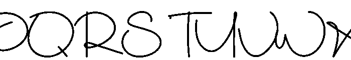 Lovely Stories Font UPPERCASE