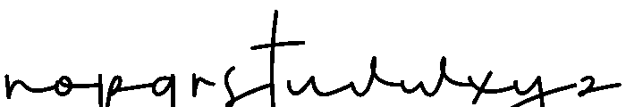 Lovely Stories Font LOWERCASE