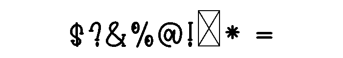Lovely Strawberry Font OTHER CHARS