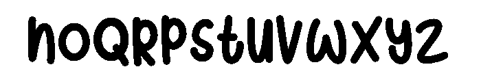 Lovely3 Font UPPERCASE