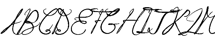 LovelyHoliday Font UPPERCASE