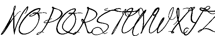 LovelyHoliday Font UPPERCASE
