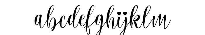 LovelyPersonalUse-Script Font LOWERCASE