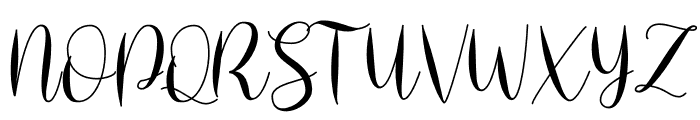 Lovelygirly - Demo Font UPPERCASE
