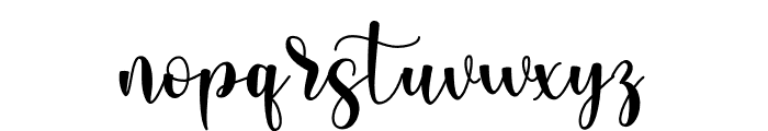 Lovelygirly - Demo Font LOWERCASE