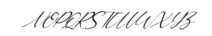 Lovelystory Italic Font UPPERCASE